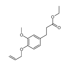 ethyl 3-(3-methoxy-4-prop-2-enoxyphenyl)propanoate Structure