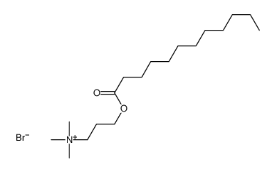 3-dodecanoyloxypropyl(trimethyl)azanium,bromide Structure