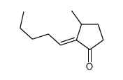 3-methyl-2-pentylidenecyclopentan-1-one结构式