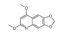 2,4-Dimethoxy-6,7-methylenedioxyquinoline Structure