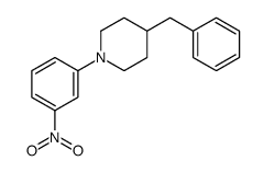 4-benzyl-1-(3-nitrophenyl)piperidine Structure
