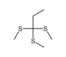 1,1,1-tris(methylsulfanyl)propane Structure