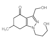 3-(hydroxymethyl)-1-(3-hydroxypropyl)-6-methyl-6,7-dihydro-5H-indazol-4-one Structure