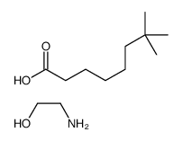 neodecanoic acid, compound with 2-aminoethanol (1:1) Structure