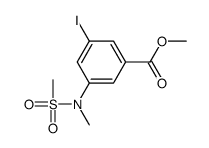 methyl 3-iodo-5-[methyl(methylsulfonyl)amino]benzoate Structure