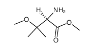 (R)(-)-β-Methoxyvaline methyl ester Structure