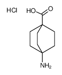 4-Aminobicyclo[2.2.2]octane-1-carboxylic acid hydrochloride structure