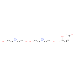bis[bis(2-hydroxyethyl)ammonium] maleate结构式
