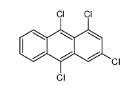 1,3,9,10-tetrachloro-anthracene结构式