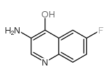 3-氨基-6-氟喹啉-4-醇结构式