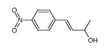 (3E)-4-(4-nitrophenyl)but-3-en-2-ol结构式