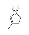 4,5-Dihydrothiophene, 1,1-dioxide, 3-methyl- Structure