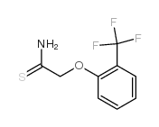 2-[2-(三氟甲基苯氧基)硫代乙酰胺结构式