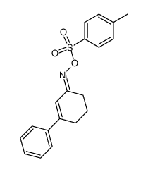 3-phenylcyclohex-2-enone O-tosyloxime Structure