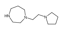 1-(2-吡咯烷-1-基-乙基)-[1,4]二氮杂烷结构式