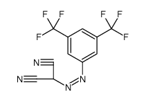 Propanedinitrile, 2-[2-[3,5-bis(trifluoromethyl)phenyl]diazenyl] Structure
