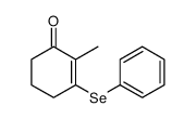 2-methyl-3-phenylselanylcyclohex-2-en-1-one结构式