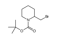 tert-butyl 2-(bromomethyl)piperidine-1-carboxylate Structure