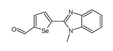 5-(1-methylbenzimidazol-2-yl)selenophene-2-carbaldehyde Structure