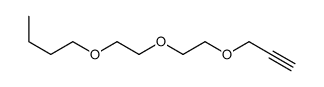 1-[2-(2-prop-2-ynoxyethoxy)ethoxy]butane结构式