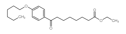 ETHYL 8-(4-HEXYLOXYPHENYL)-8-OXOOCTANOATE结构式
