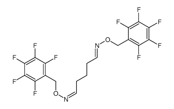 Glutaraldehyde-O-2,3,4,5,6-PFBHA-Oxime Structure