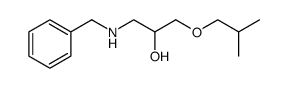 2-Propanol, 1-(2-methylpropoxy)-3-[(phenylmethyl)amino]结构式