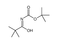 tert-butyl N-(2,2-dimethylpropanoyl)carbamate结构式