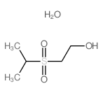 2-(异丙基磺酰基)乙醇 水合物结构式