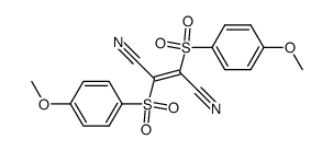 1,2-Bis-<4-methoxy-phenylsulfon>-1,2-dicyan-ethen结构式