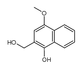 (1-Hydroxy-4-methoxy-[2]naphthyl)-methanol Structure