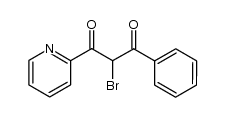2-bromo-1-phenyl-3-[2]pyridyl-propane-1,3-dione Structure