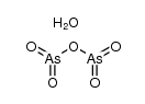 arsenic pentoxide hydrate Structure