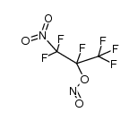 3-Nitro-2-nitritohexafluorpropan Structure