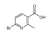 6-Bromo-2-Methyl-nicotinic acid Structure