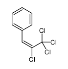 2,3,3,3-tetrachloroprop-1-enylbenzene Structure