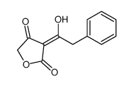 3-(1-hydroxy-2-phenylethylidene)oxolane-2,4-dione Structure
