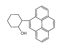 2-pyren-4-ylcyclohexan-1-ol结构式