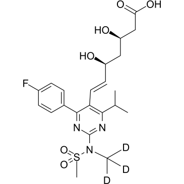 Rosuvastatin D3结构式