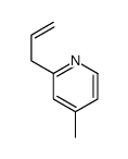 Pyridine, 4-methyl-2-(2-propenyl)- (9CI)结构式