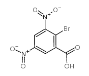 2-溴-3,5-二硝基苯甲酸结构式