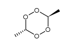 trans-3,6-dimethyl-1,2,4,5-tetroxane Structure