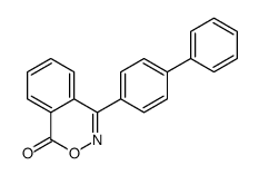 4-(4-phenylphenyl)-2,3-benzoxazin-1-one结构式