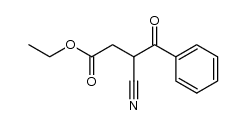 ethyl 3-cyano-4-oxo-4-phenylbutanoate Structure