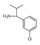 (R)-1-(3-氯苯基)-2-甲丙基-1-胺结构式
