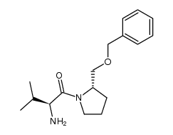 O-Benzyl-N-(L-valyl)-L-prolinol结构式