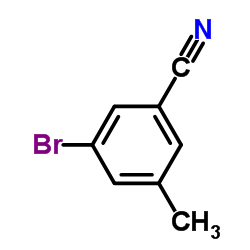 3-溴-5-甲基苯腈结构式