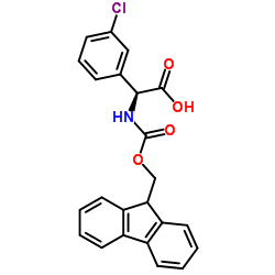 (S)-Fmoc-3-Chloro-Phenylglycine structure