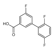 3-(2,5-difluorophenyl)-5-fluorobenzoic acid结构式