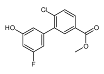 methyl 4-chloro-3-(3-fluoro-5-hydroxyphenyl)benzoate Structure